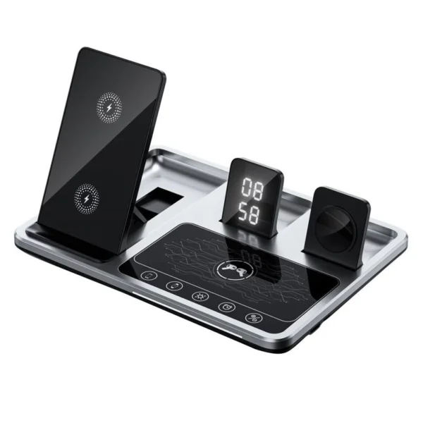 4-in-1 Wireless Charger - Fast, Safe & Multi-Device Charging!